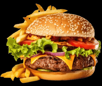 Burger & French Fries